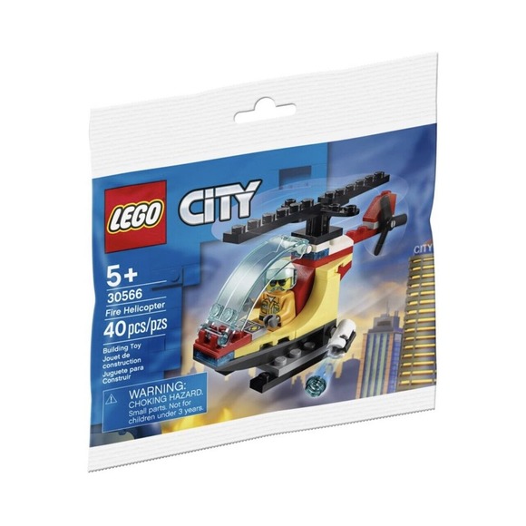 NEW SEALED LEGO City 30566 Fire Helicopter & 30567 Police Water Scooter RETIRED - Picture 2 of 10